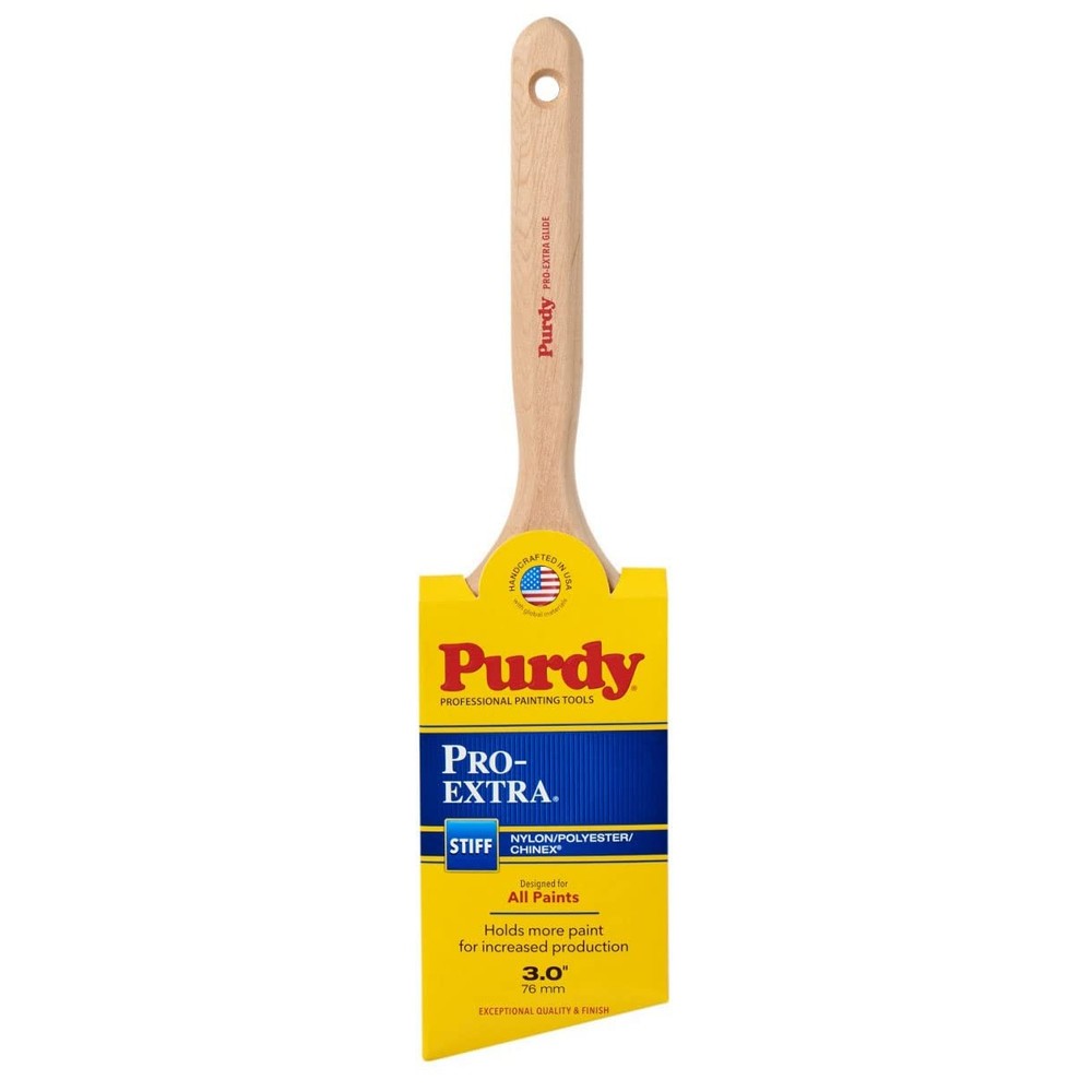 Genuine Purdy Pro-Extra Glide Angular 3" Paint Brush 144152730