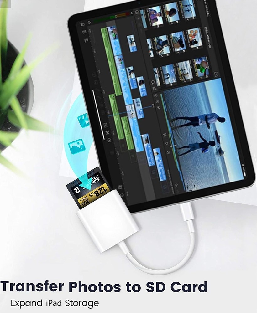 USB C SD Card Reader Adapter Universal for Phone Tablet Laptop Camera