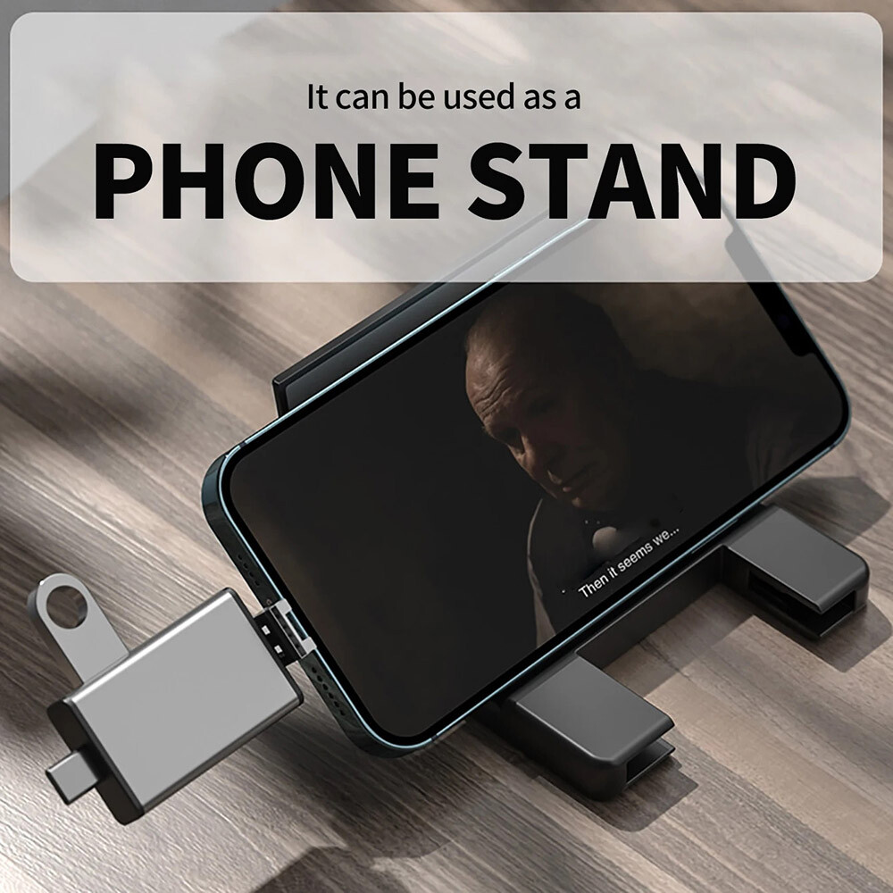 Memory Card Reader&USB-A/C HUB Dirver For iPhone 16/15/14/13 Android Phone Drone