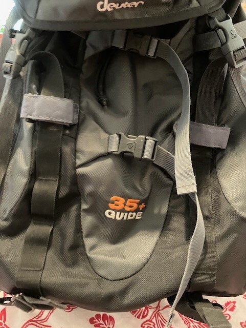 Deuter Guide 35+ Backpack, Black/Gray; Used once.