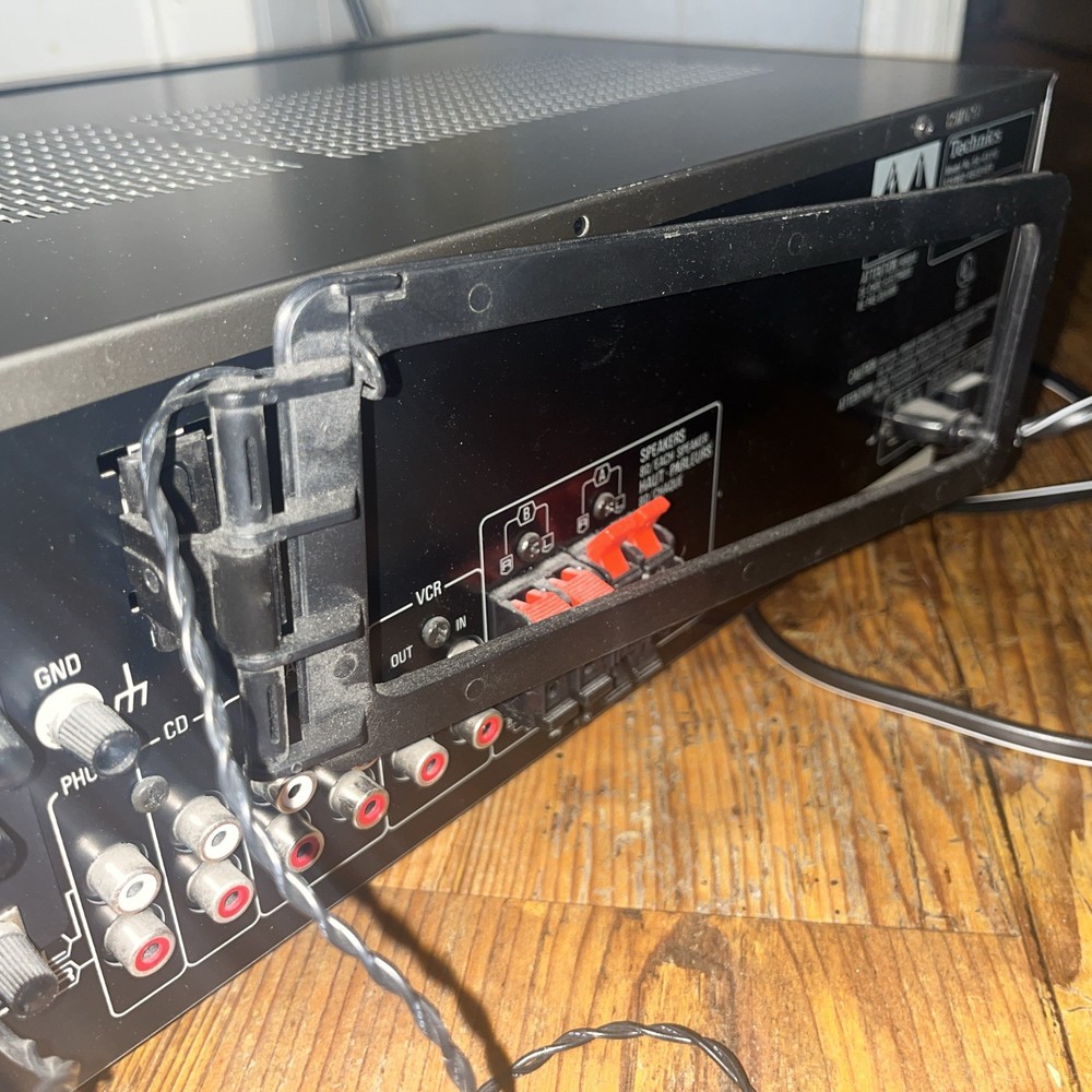 Technics SA-EX110 AV Stereo Receiver Dolby Pro Antenna - UNTESTED - Powers On