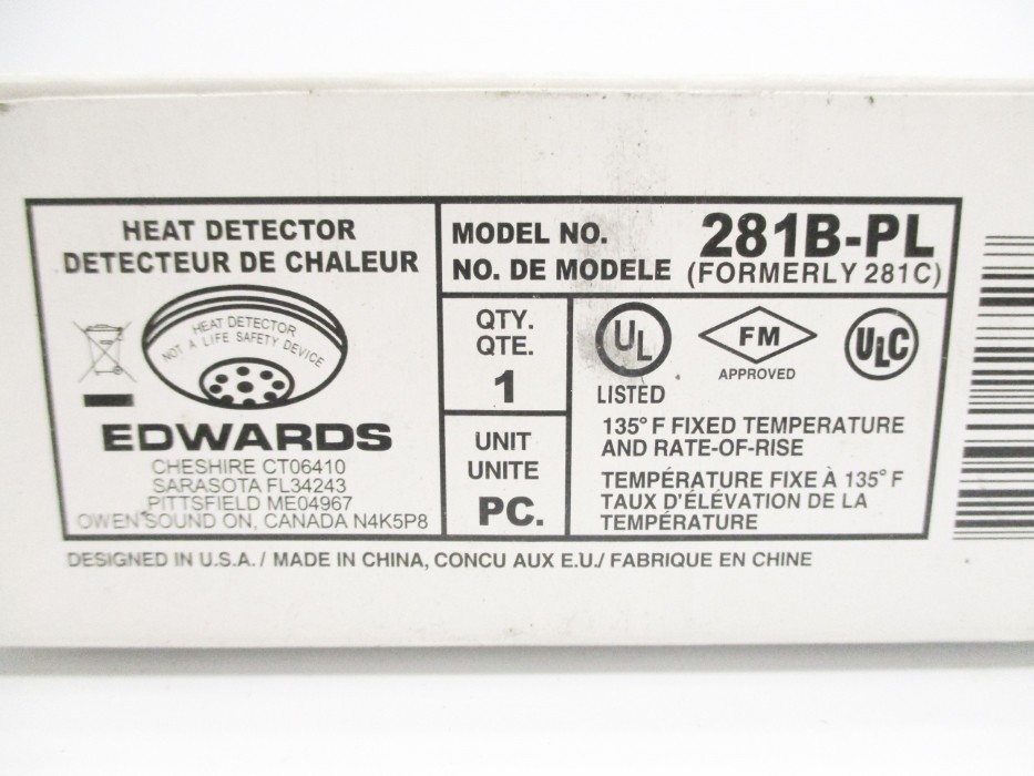 EDWARDS 281B-PL NSFS