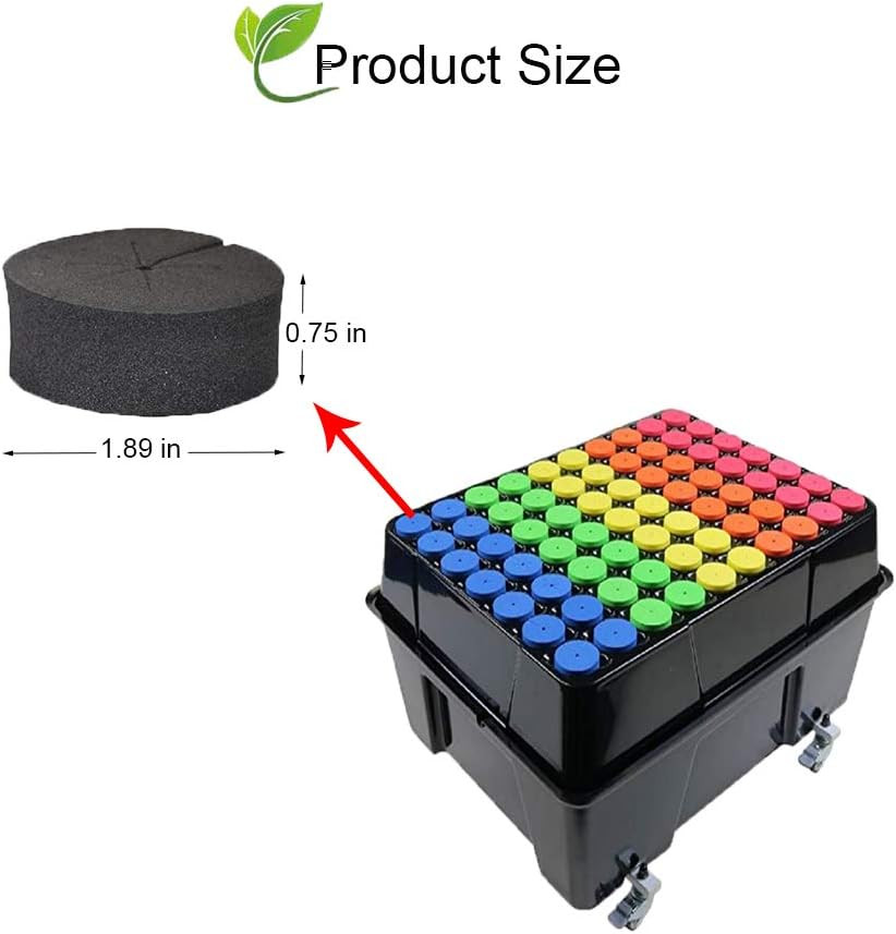 72 Pack Cloning Collars Inserts Premium Grade Foam, Better than Neoprene for Hyd