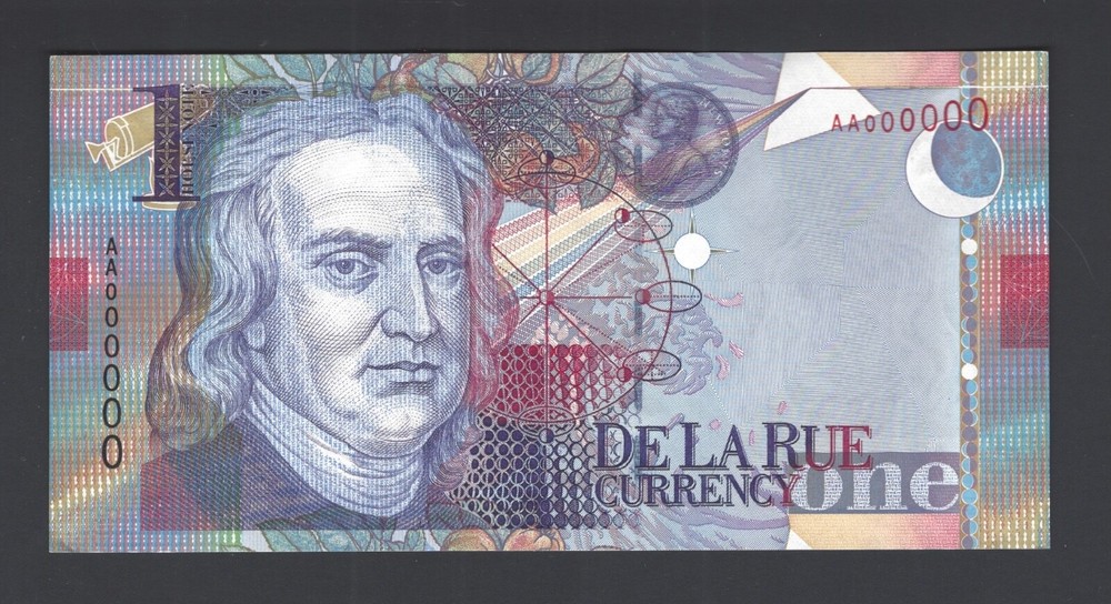 De La Rue (CHE), One Unit ND(1999) Test Note Specimen