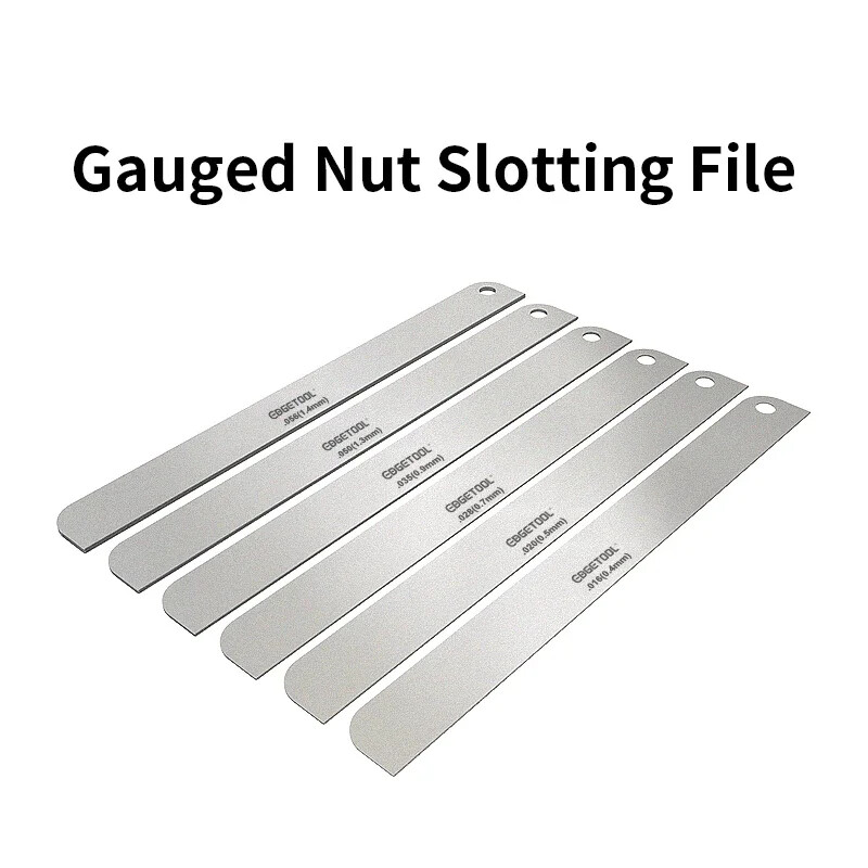 Guitar nut slotting file high-precision nut grinding string distance tool