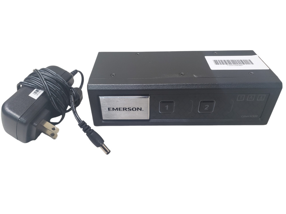Emerson Cybex SC920 Secure Dual-Head DVI-I Desktop KVM Switch