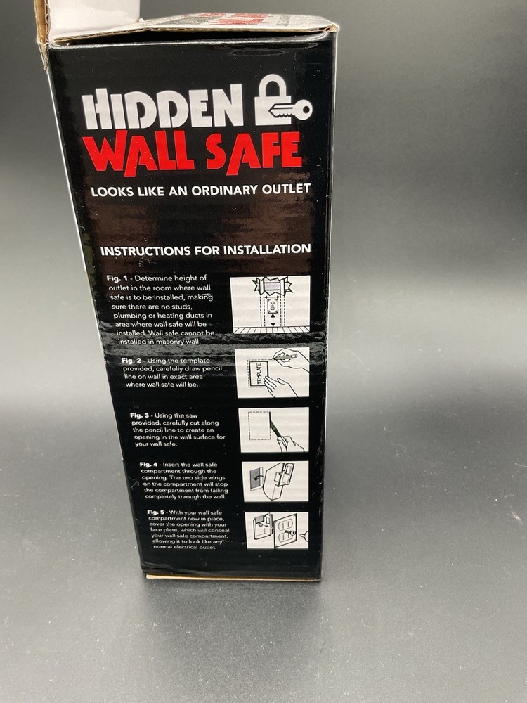 Hidden Wall Outlet Safe