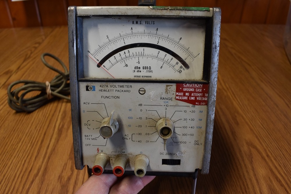 HP Voltmeter 427A Tested