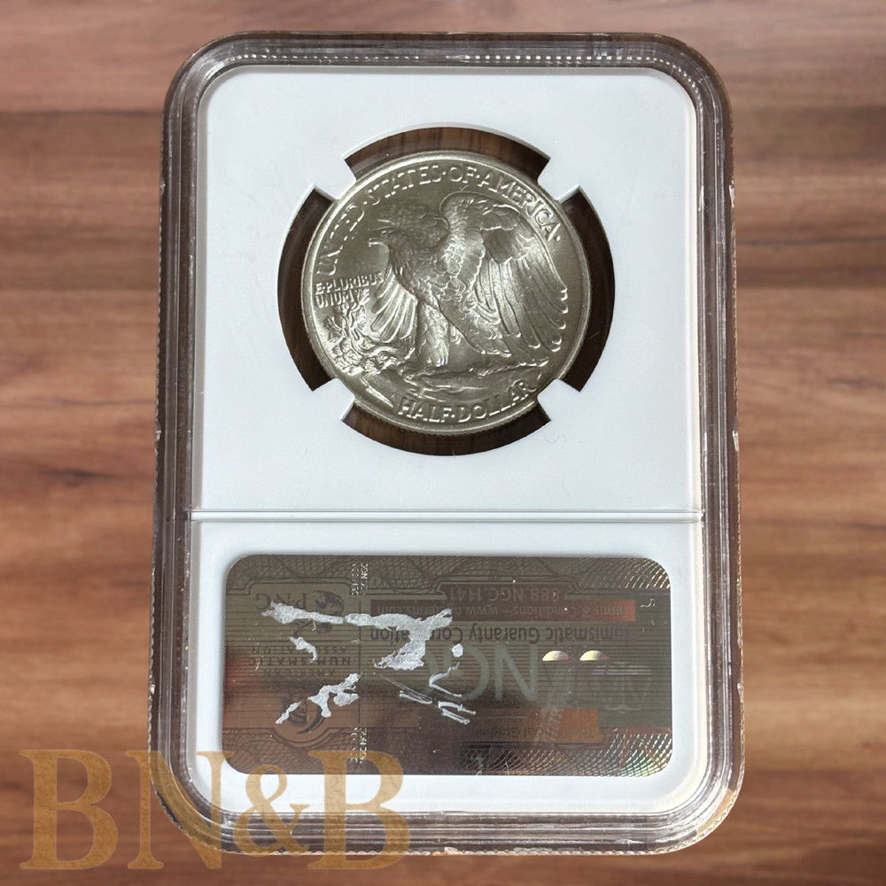 1945 Walking Liberty Half Dollar NGC ERROR SLAB
