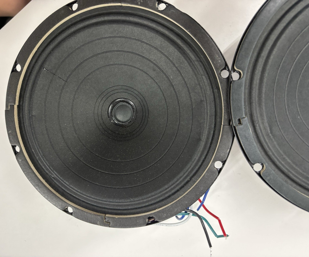 1 Pair (2 Speakers) Rauland Borg 8" Dual Cone Intercom Speaker Assemblies USO188