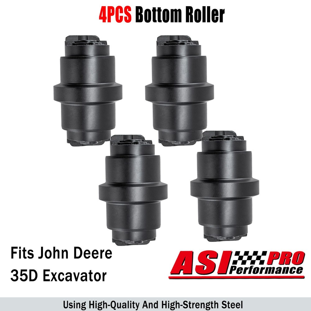 4 PCS Track Roller  Bottom Roller For John Deere  35D Excavator Undercarriage US