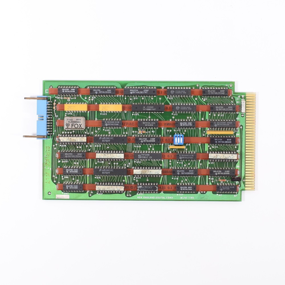 New England Digital Synclavier MI-70 Computer Bin Card