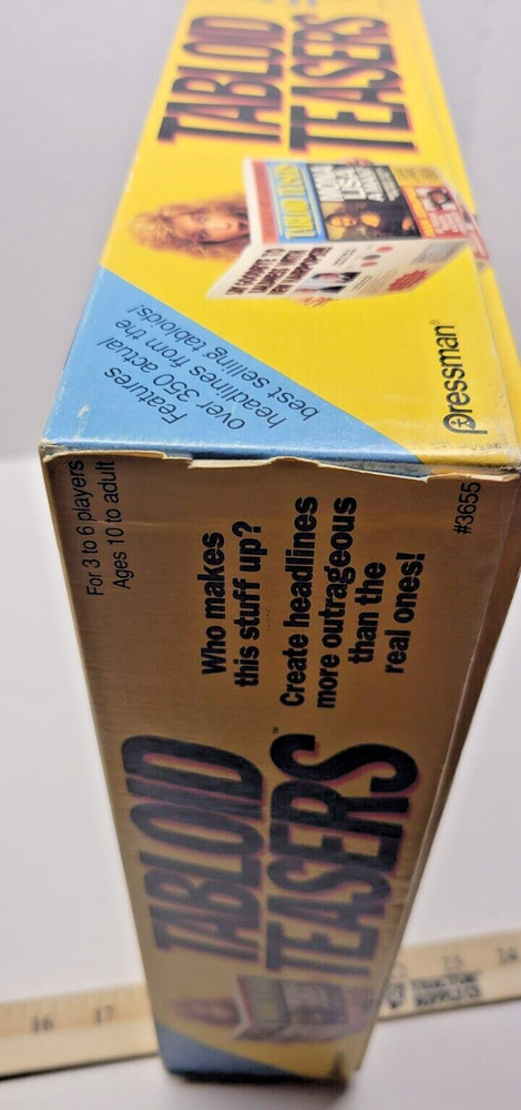 TABLOID TEASERS BOARD GAME #3655 1991