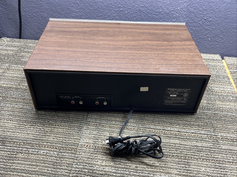 Sanyo RD 5035 Cassette Deck, Needs Belt! 95689