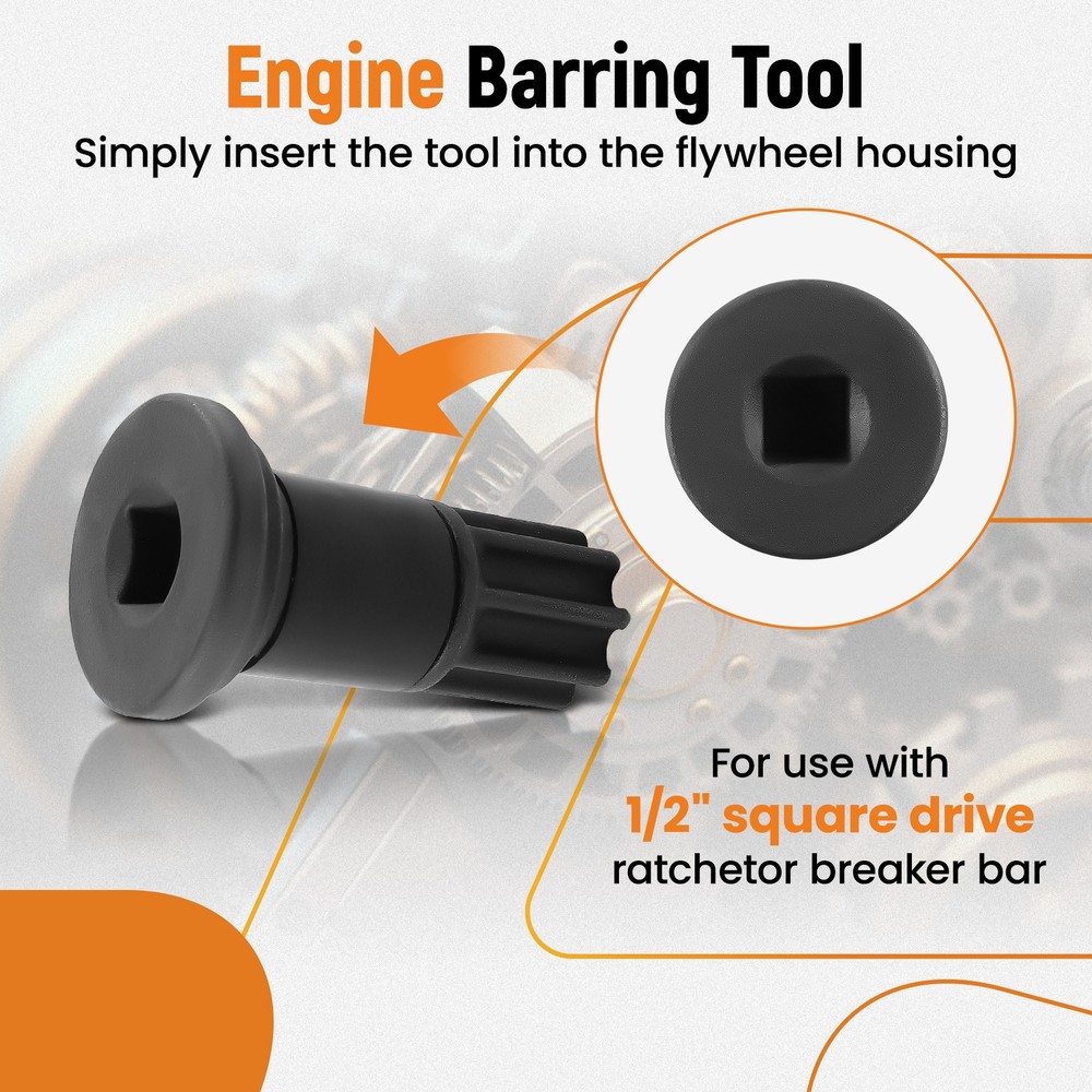 Injection Pump Gear Puller + Engine Barring Rotating Tool For Dodge Ram