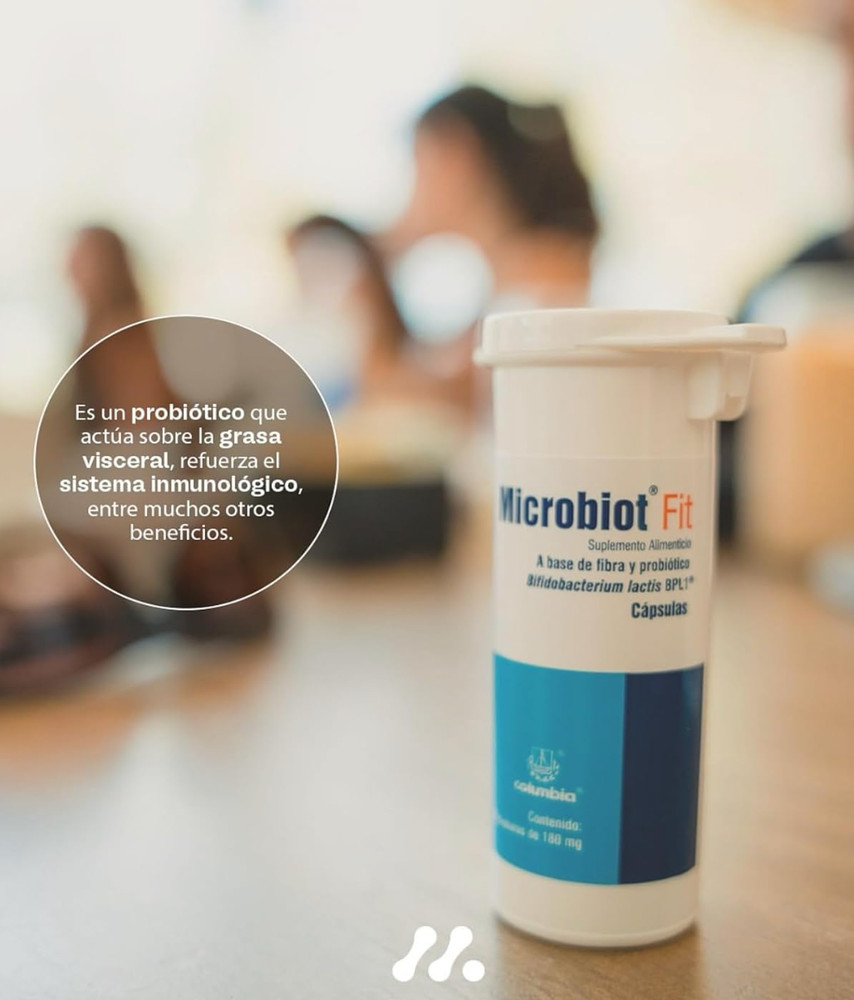 Microbiot Fit | Bifidobacterium Lactis BPL-1 | 30 Cápsules | 1 Month