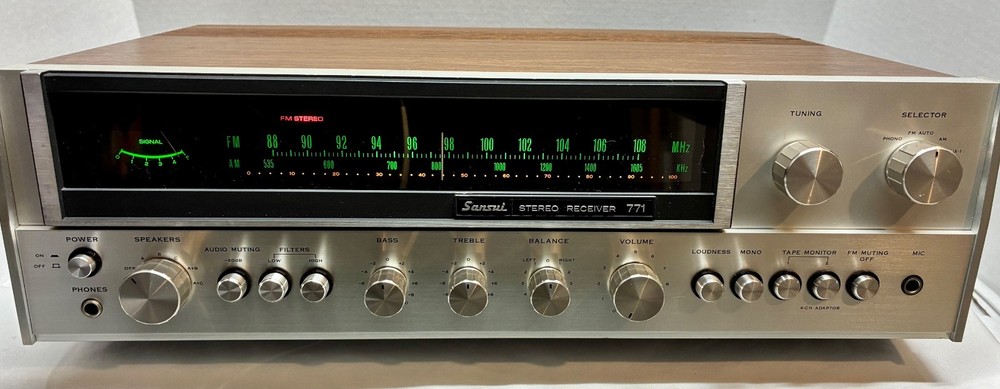 Sansui 771 Stereo Receiver ~ Restored, Serviced, and Tested