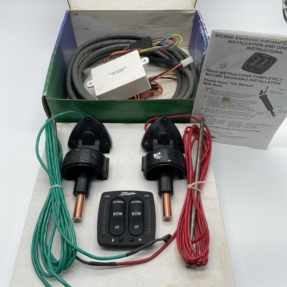 Bennett EIC 5000 Electronic Trim Tab Indicating Kit with Auto Retractor - New
