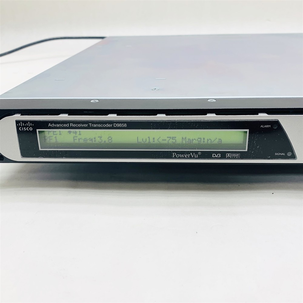Cisco D9858 PowerVu (MPEG-4 HD to MPEG-2 CATV) Advanced Receiver Transcoder