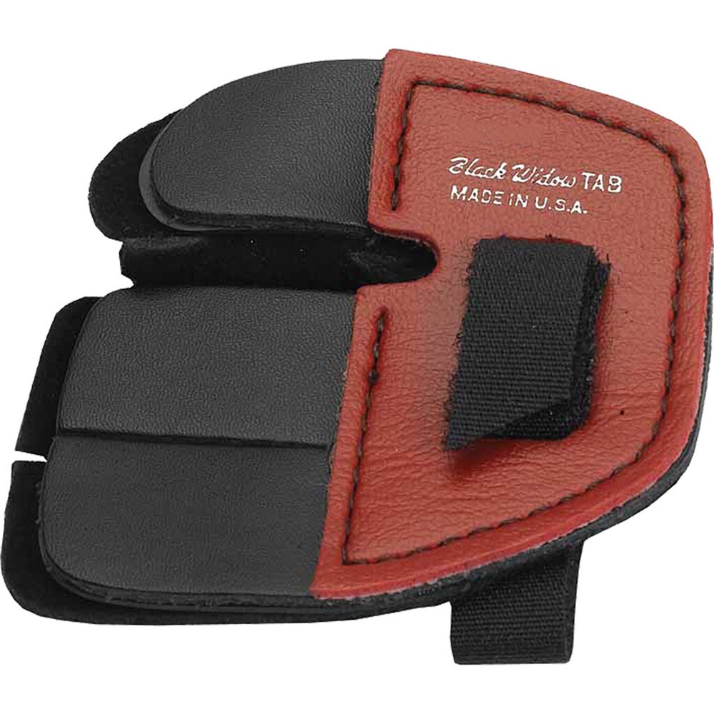Black Widow Super Leather Shooting Tab Split Finger Medium RH