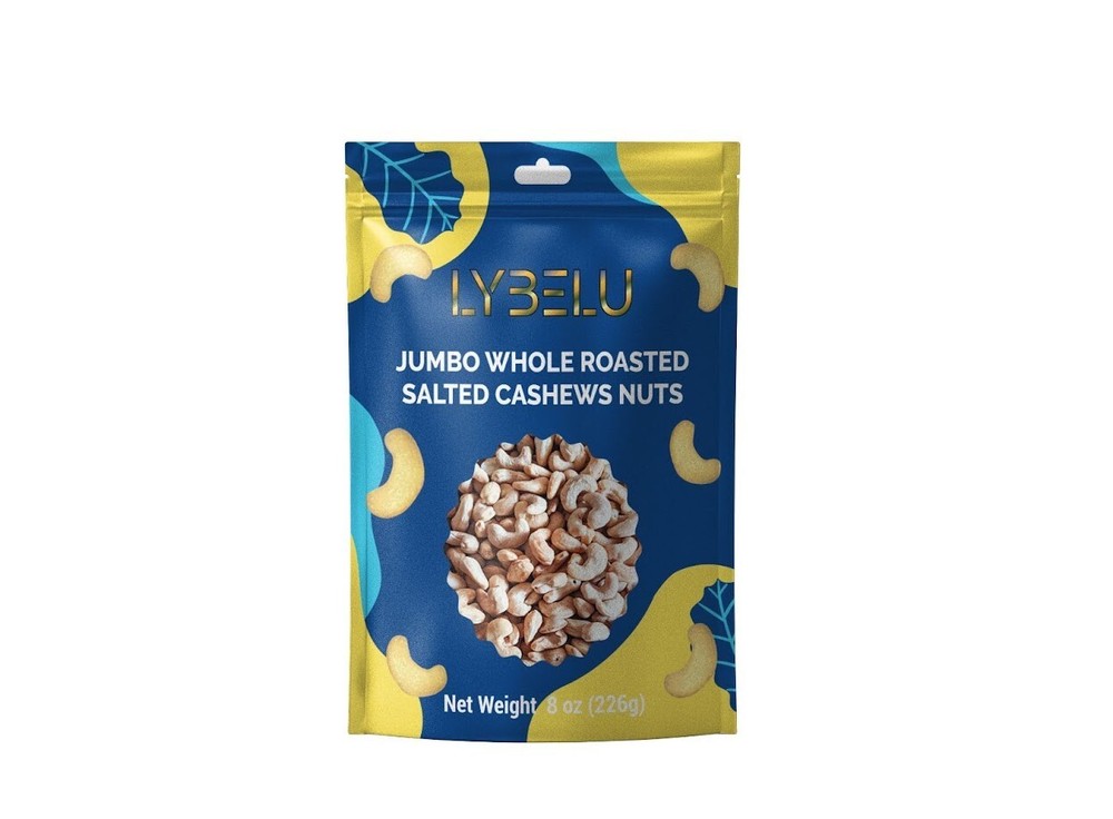 Jumbo Whole Roasted Salted Cashews Nuts – 8oz