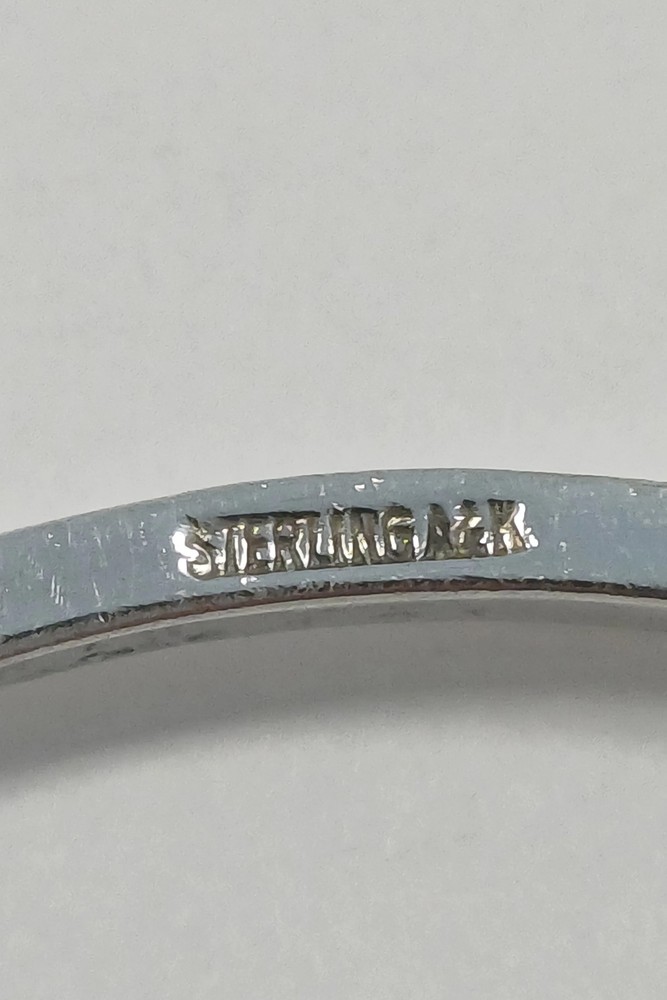 Aarre and Krogs Eftf. Sterling Silver Bangle with ball pendant