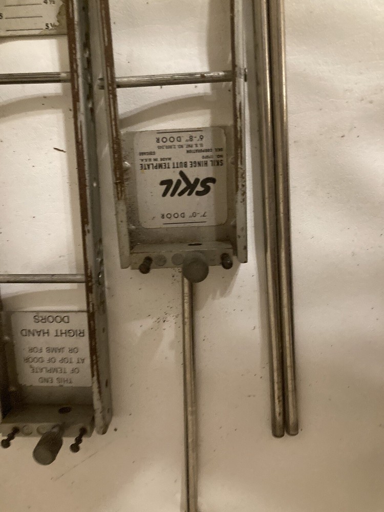 Vintage ￼Skill hinge-butt template kit, Model 17070