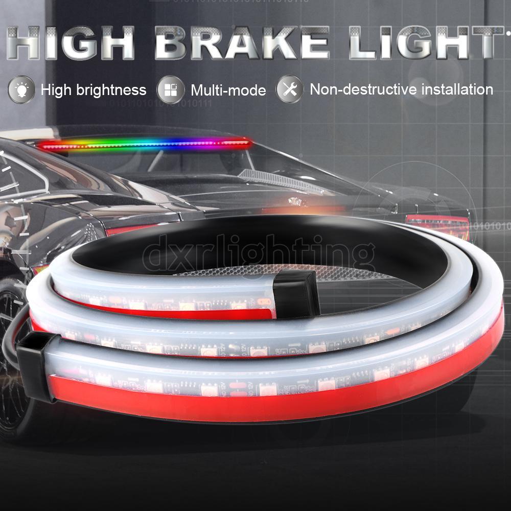 LED 3rd Brake Tail Reverse Light Strip Bar Turn Signal Windshield Stop Running