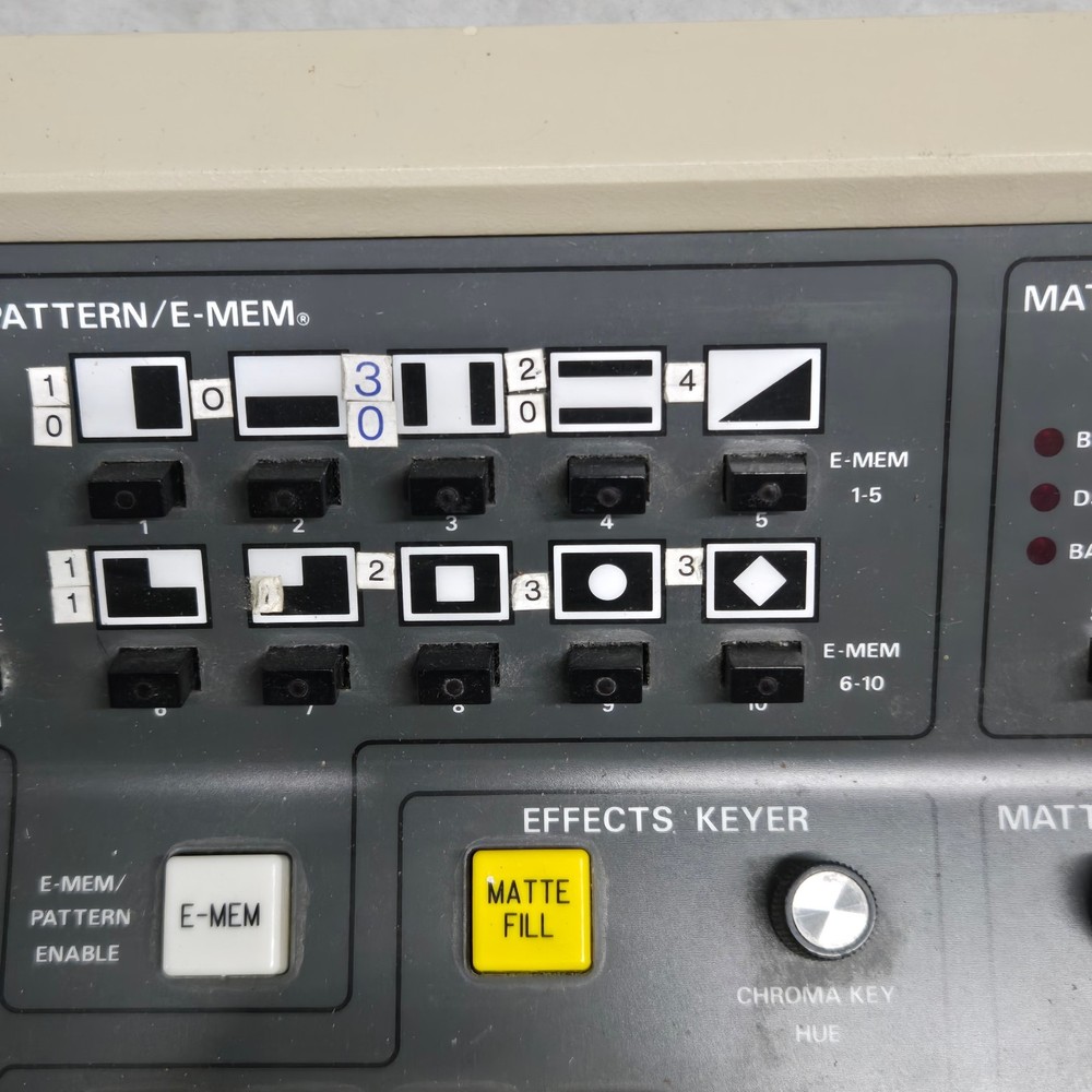 Grass Valley Group Model 110 Switcher Control Panel - No Cable or Elect Frame