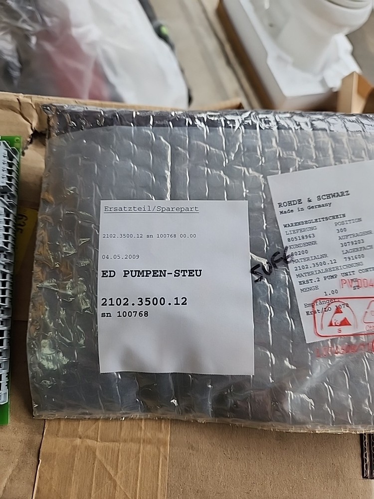 Rohde Schwarz PUMP UNIT CONTROLLER 2102.3500 / NX8600
