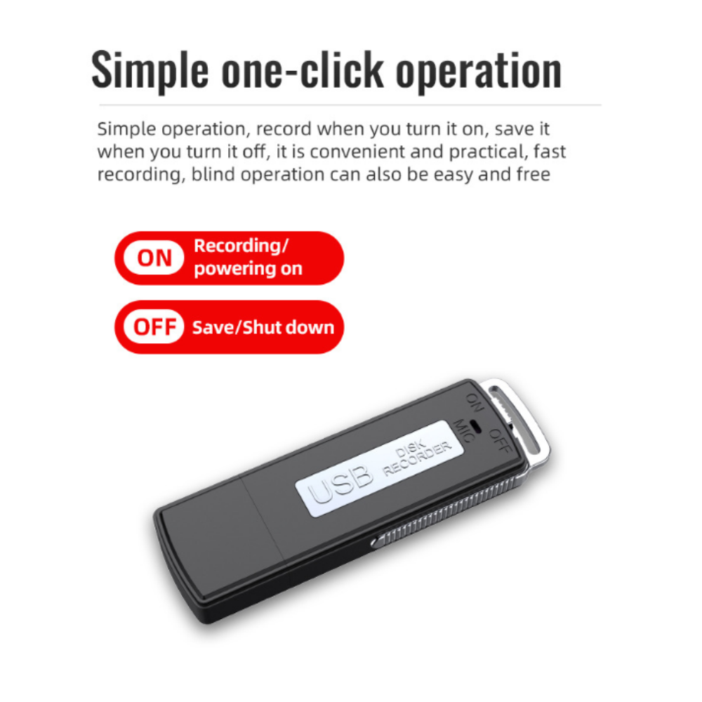 Mini USB Voice Activated Bug Digital Sound Audio Recorder Dictaphone MP3 Player
