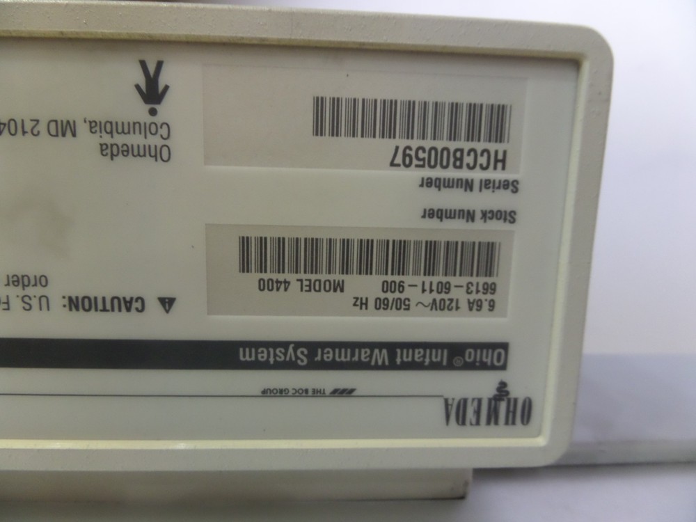 OHMEDA OHIO 4400 INFANT WARMER SYSTEM