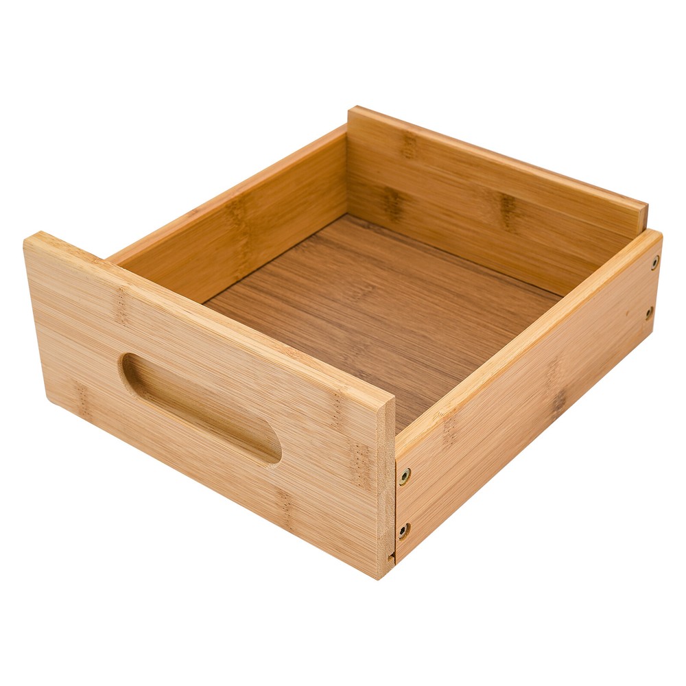 Bamboo Kitchen Storage Cabinet Sideboard Buffet Pantry with Doors Drawer Shelves