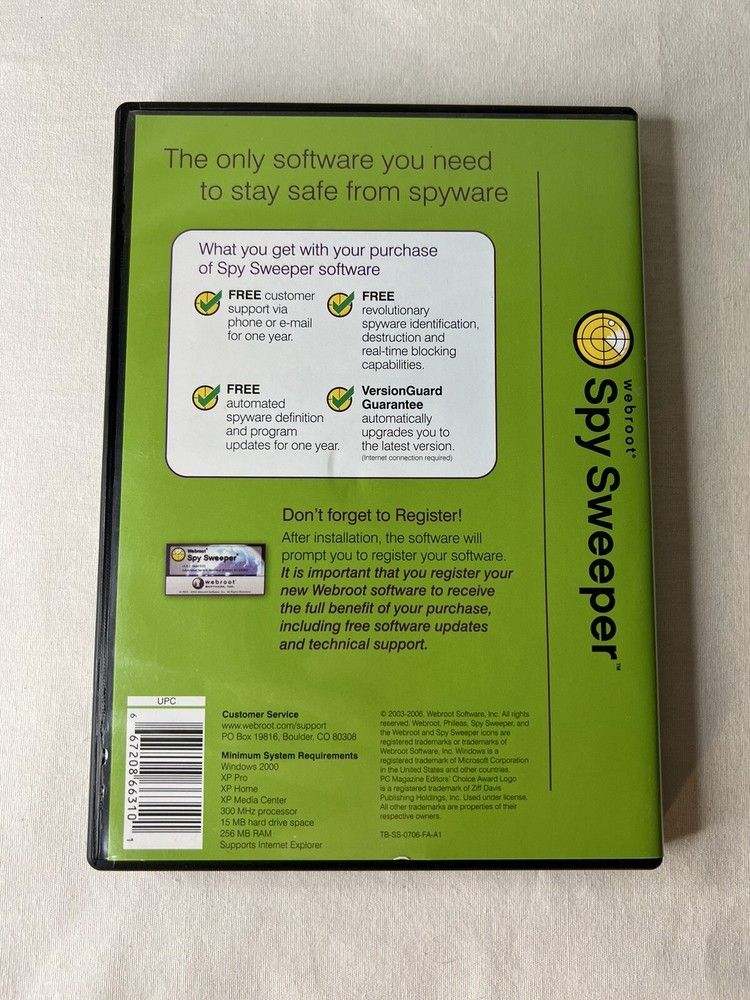 Webroot Software Inc. Spy Sweeper
