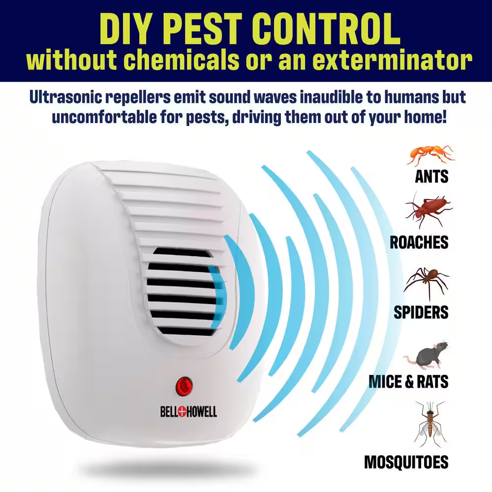 Classic Ultrasonic Electronic Indoor Pest Repeller (4-Pack)