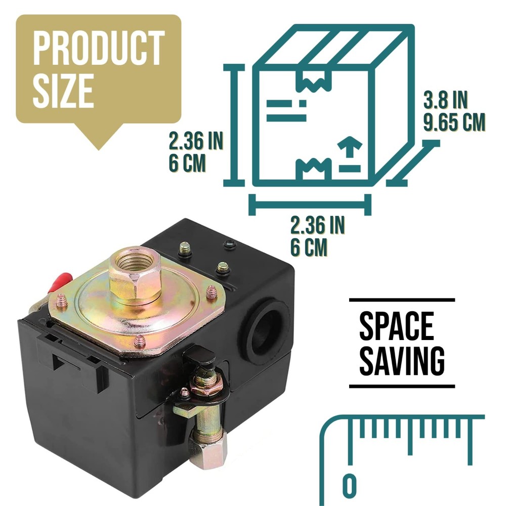 Craftsman Sears Air Compressor Pressure Switch W/ Unloader Replacement New