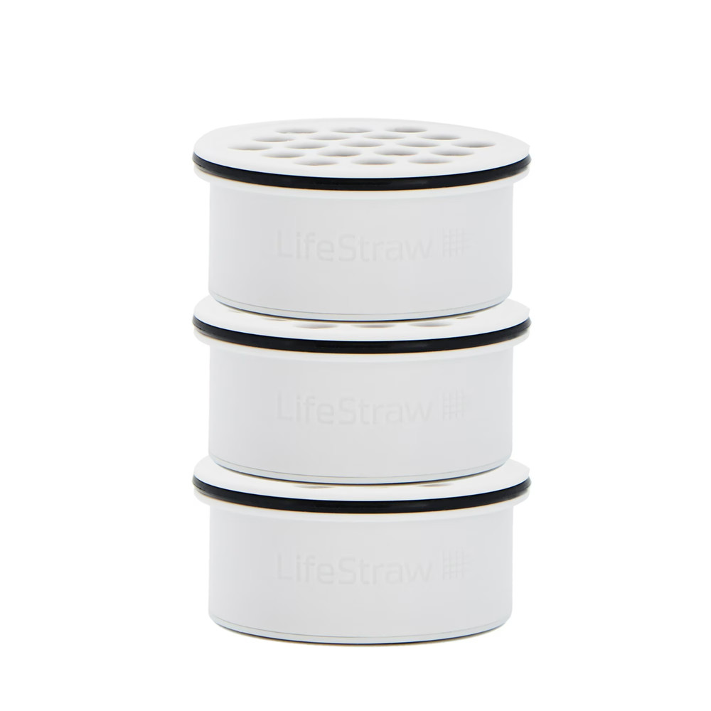 LifeStraw Home Replacement Activated Carbon + Ion Exchange Water Filter - 3 Pack