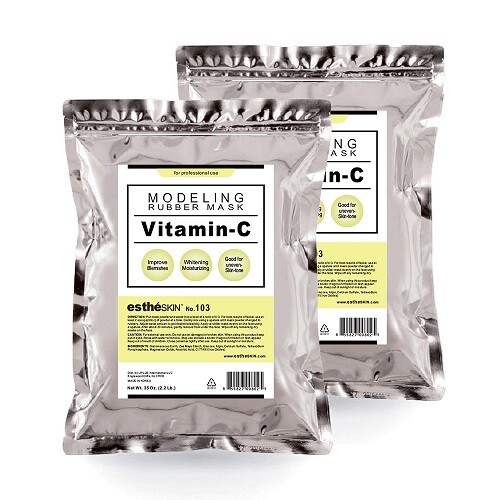 (2 pack) estheSKIN No.103 Vitamin-C Modeling Rubber Mask Powder, 35 Oz.