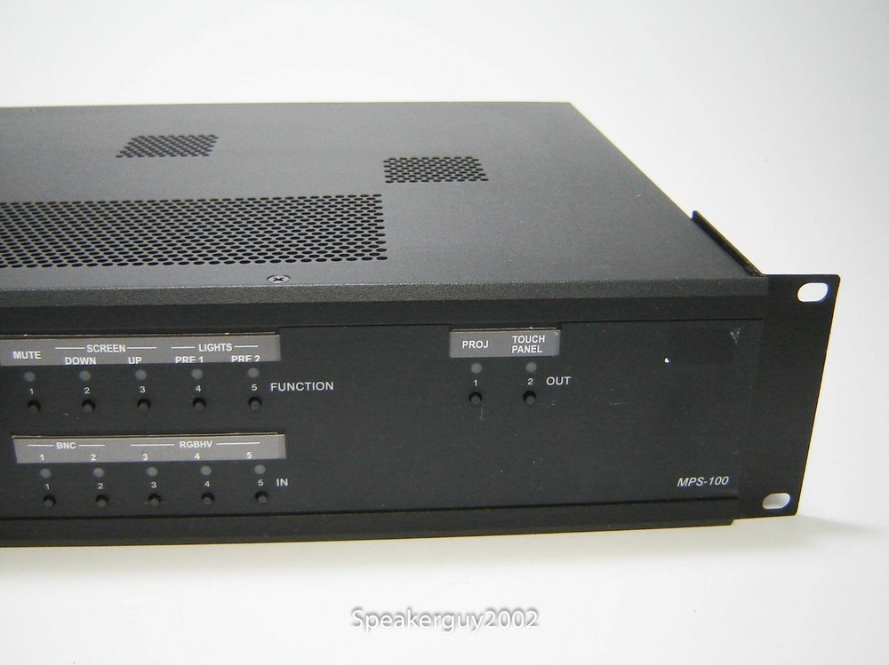 Rack Mountable Crestron MPS-100 / Multimedia Presentation System / 4456879 -- CC
