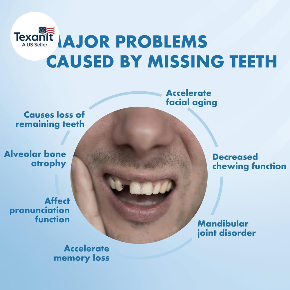 Custom Removable Dentures – Personalized Partial Denture Set for Tooth Replaceme