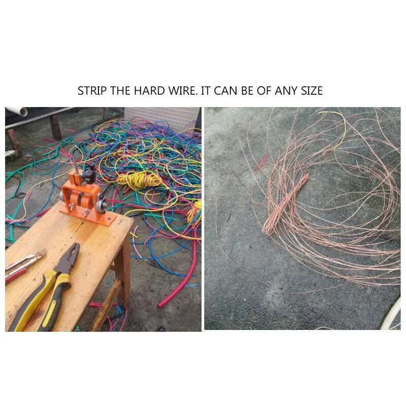Manual Wire Cable Stripping Peeling Machine Steel Wire Stripper Automatic