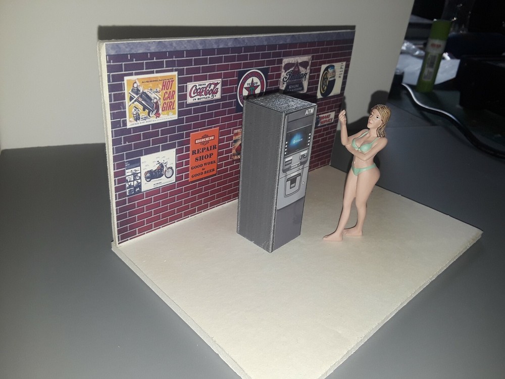 1:24 & 1:25 ATM Machine Diorama Accessory Items
