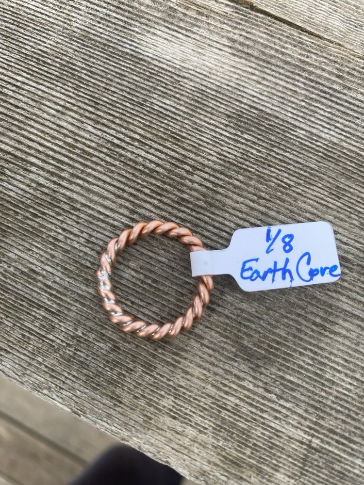 Tensor Ring, 1/8 Earth Core Cubit, Toroidal Vortex, Brazed...