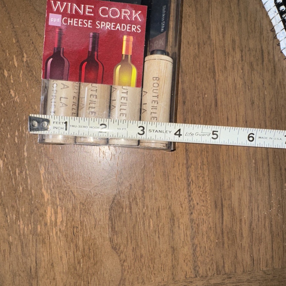 Wine, Cork Cheese Spreaders