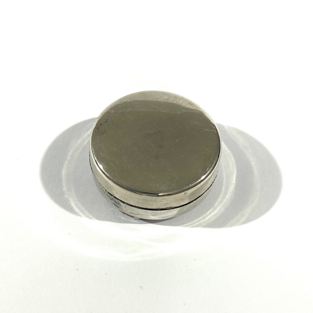 Vintage Solid Silver Egyptian Pill Box, Queen Nefertari, Snuff Box, Hallmarked