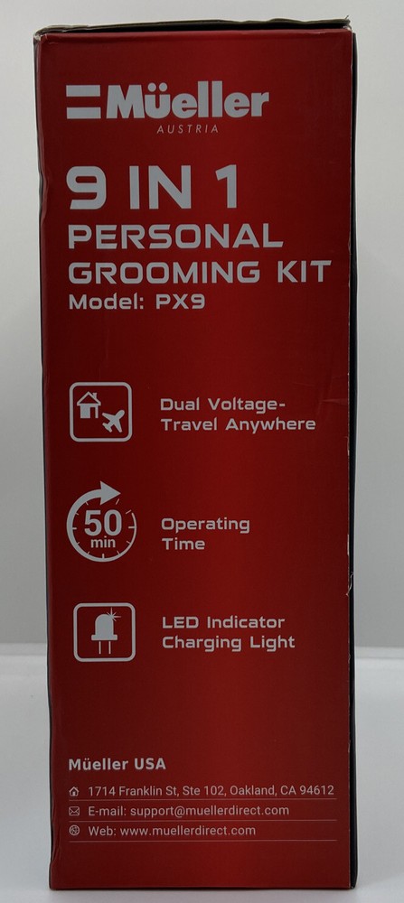 Mueller 9in1 Personal Grooming Kit