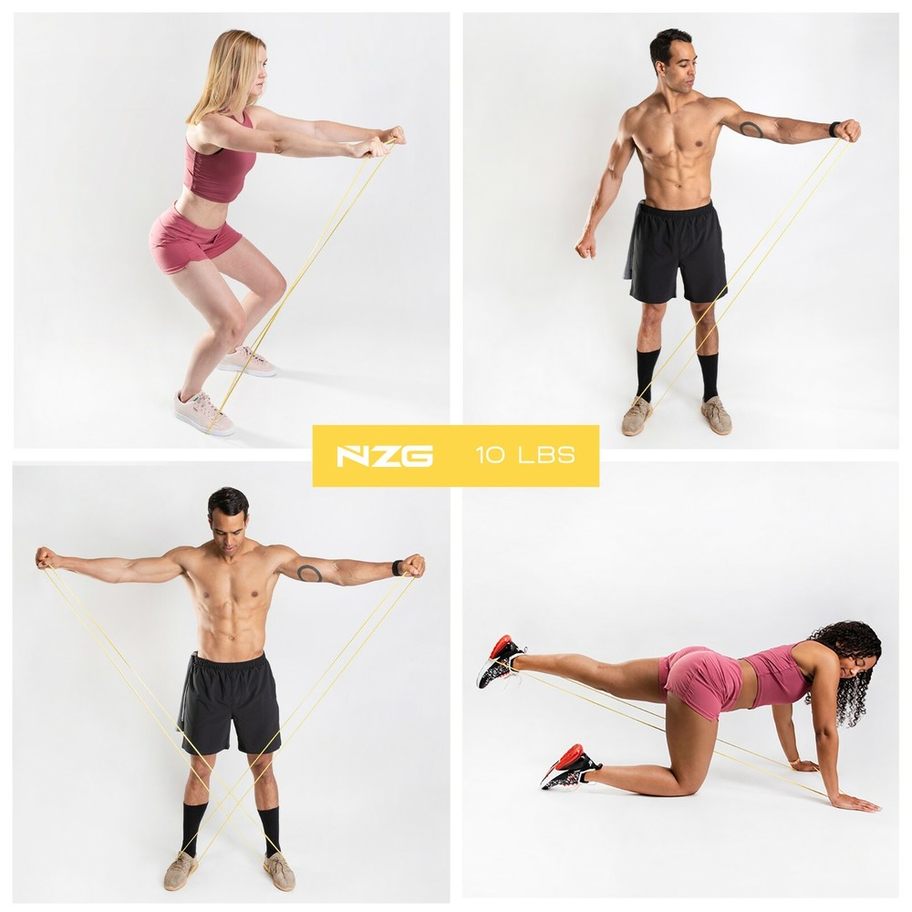 NonZero Gravity Power Resistance Bands 6-Piece Light Warm-Up Set