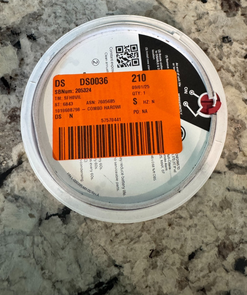 Kidde Hardwired Smoke and Carbon Monoxide Detector, Interconnectable