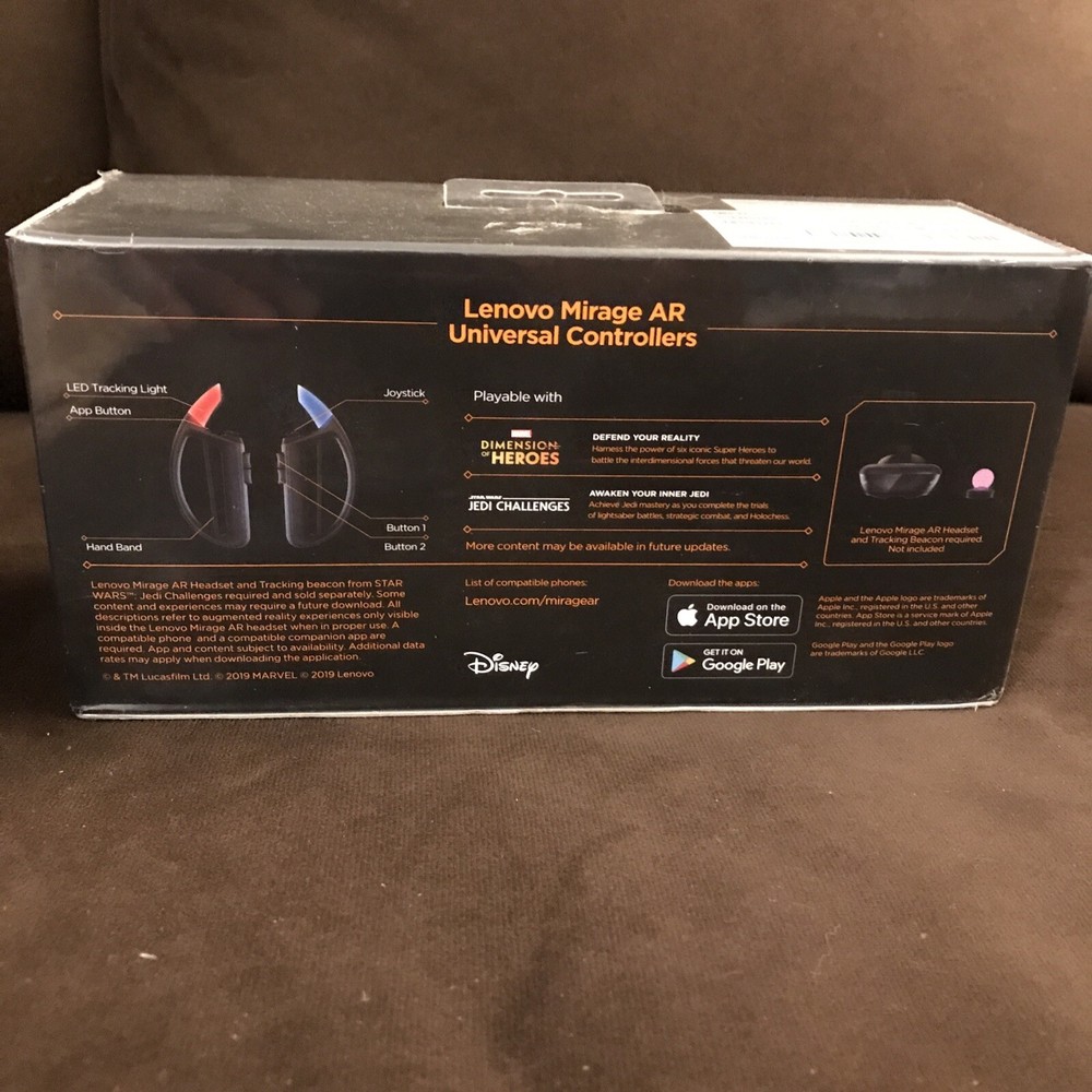 New Sealed Lenovo mirage AR universal controllers