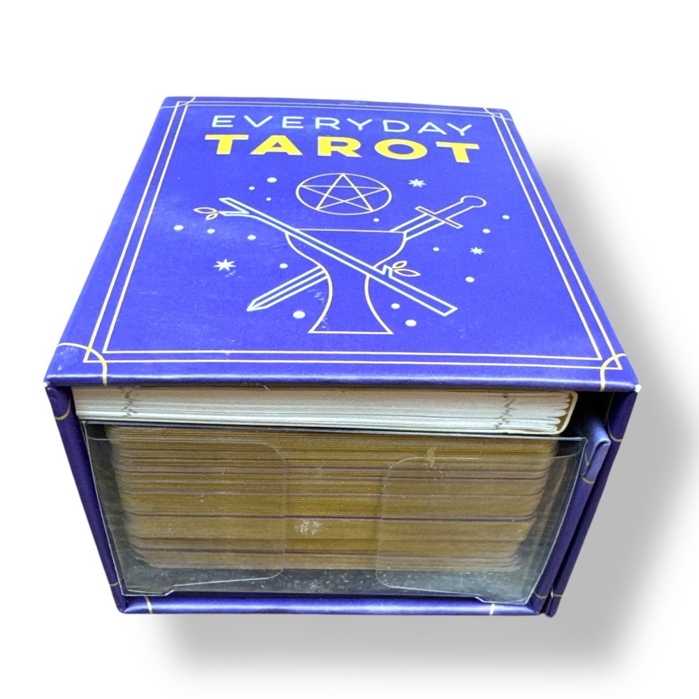 Everyday Tarot Card Deck & Guidebook Set Modern Illustrated Divination Kit